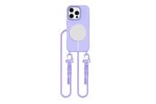 Mobil - Covers & Cases - Tech-Protect MagNecklace MagSafe Case with Lanyard for iPhone 16 Pro - Purple - 5906302375929