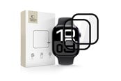 Mobil - Beskyttelsesglas - Tech-Protect Glass Flex+ 2-pack Hybrid Glass for Apple Watch 10 46mm - Black - 5906302318902