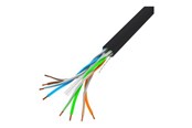 Netværkskabel - Lanberg bulk cable - black - Sort - LCU6-10CC-0305-BK