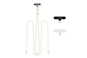 Mobil - Covers & Cases - Tech-Protect C7S Rope Crossbody Strap - Beige - 5906302372058