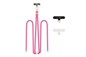 Mobil - Andet Tilbehør - Tech-Protect C7S Rope Crossbody Strap - Pink - 5906302375745
