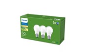 Lyskilder - Philips LED pære Ultra Efficient A60 4W/827 (60W) Mat 3-pak E27 - 929003623793