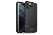 Mobil - Covers & Cases - CRONG Prestige Carbon Cover - iPhone 11 Pro Max Case - Black - CRG-CARB-IP11PM-BLK