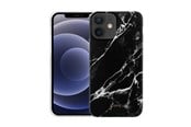 Mobil - Covers & Cases - CRONG Marble Case - iPhone 12 Mini Case - Black - CRG-MRB-IP1254-BLK