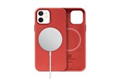 Mobil - Covers & Cases - CRONG Essential Cover Magnetic - iPhone 12 / iPhone 12 Pro MagSafe Leather Case - Red - CRG-ESSM-IP1261-RED
