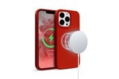Mobil - Covers & Cases - CRONG Color Cover Magnetic - iPhone 13 Pro Max MagSafe Case - Red - CRG-COLRM-IP1367-RED