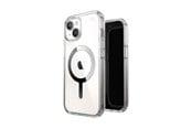 Mobil - Covers & Cases - Speck Presidio Perfect-Clear MagSafe - iPhone 17e / 16e / 15 / 14 / 13 Case - Clear / Chrome Finish / Serene Silver - 150553-3240
