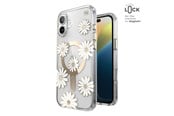 Mobil - Covers & Cases - Speck Presidio Lux ClickLock & MagSafe - iPhone 16 Plus Case - Sunshine Daisies / Clear / Gold - 150749-3257