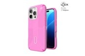 Mobil - Covers & Cases - Speck Presidio2 Grip ClickLock & MagSafe - iPhone 16 Pro Case - True Pink / Shocking Pink / White - 150701-3249