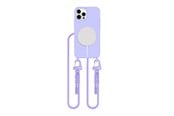 Mobil - Covers & Cases - Tech-Protect MagNecklace MagSafe Case for iPhone 12 / 12 Pro - Lavender - 5906302376131