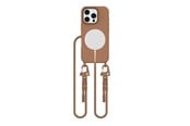 Mobil - Covers & Cases - Tech-Protect MagNecklace MagSafe Case for iPhone 16 Pro Max - Brown - 5906302370283