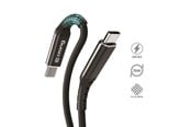 Mobil - Adaptere & Opladere - CRONG Armor Link - 60W PD 3A USB-C to USB-C Cable 25cm - Black - CRG-AL025USCC-BLK