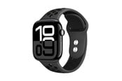 Smartwatch - Tilbehør - CRONG Duo Sport - Apple Watch Band 38/40/41/42 mm - Gray/Black - CRG-40DSB-BLK