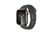 Smartwatch - Tilbehør - CRONG Liquid - Apple Watch Strap 44/45/46/49 mm - Graphite - CRG-44LQB-GRP