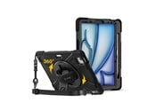 Tablet - Covers & Cases - CRONG Defender Plus – Rugged Case for iPad Air 11” (2026 – 2024) / iPad Air 10.9” - 5th-4th gen. - CRGDPIPDA11BLK