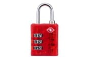 Fritid & Rejser - Dunlop - TSA combination lock for suitcase / luggage - Red - 8711252102795_RED
