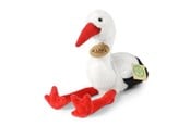 Plys - Rappa - Plush realistic stork stuffed animal 20 cm Eco-Friendly - 260450