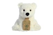 Plys - Eco Nation – Plush Toy / Cuddly Sitting Polar Bear 19 cm Eco-Friendly - 35030