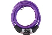 Cykeltilbehør - Dunlop - Combination Bicycle Lock - Violet - 8711252029221PURPLE