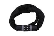 Cykeltilbehør - Dunlop - Bicycle Lock with Combination Chain - Black - 8711252075594BLACK