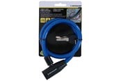Cykeltilbehør - Dunlop - Spiral key bicycle lock 65 cm - blue - 871125208264_BLUE