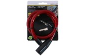Cykeltilbehør - Dunlop - Spiral key bicycle lock 65 cm - red - 871125208264_RED