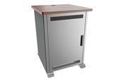 Vægbeslag, AV-Beslag & AV-Møbler - Middle Atlantic Forum cart - biltmore cherry charcoal grey magnesium - TAA Compliant - Maks 136 kg - Maks størrelse - FMR-1627E0MC