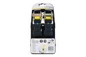 Biltilbehør - Dunlop - Ratchet Tie Down Strap with Locking Mechanism 5 m / 150 kg 2 pcs - 871125226844
