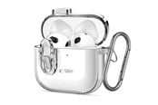 Mobil - Covers & Cases - Tech-Protect Slim Hook Case for AirPods 4 - Clear - 5906302371792