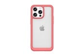 Mobil - Covers & Cases - Hurtel Reinforced Case with a Flexible Frame for iPhone 15 Pro Max Outer Space - Red - 9145576279717