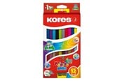 Skrive- og Tegneværktøjer - Kores - Kolores - Jumbo Dou 12 Coloured Pencils - 793252