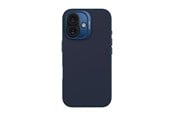 Mobil - Covers & Cases - Decoded AntiMicrobial Silicone Backcover for iPhone 16 Blue Print (Navy) - D25IPO16BCS9BT