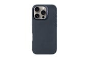 Mobil - Covers & Cases - Decoded Leather Backcover for iPhone 16 Pro Navy - D25IPO16PBC1NY
