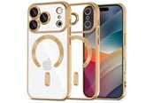 Mobil - Covers & Cases - Tech-Protect MagFlex MagSafe Case for iPhone 17 Pro Max - Clear Gold - 5906302319725
