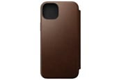 Mobil - Covers & Cases - Nomad Modern Leather Folio - iPhone 15 Plus | Brown |  Leather - NM01625285