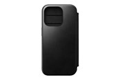 Mobil - Covers & Cases - Nomad Modern Leather Folio - iPhone 15 Pro | Black | Horween - NM01626985