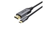 Skærmkabel - Tech-Protect UltraBoost USB-C / HDMI 60Hz 180cm Cable - Black - 5906302321773