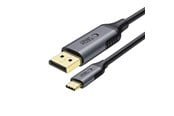 Skærmkabel - Tech-Protect UltraBoost USB-C to DisplayPort 1.4 8K 60Hz 180cm Cable - Black - 5906302321780