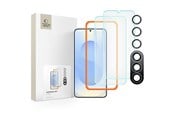 Mobil - Beskyttelsesglas - Tech-Protect Supreme Set for Samsung Galaxy S25 2x Tempered Glass for Display / Tempered Glass for Camera - Clear - 5906302322053