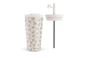 Køkkentilbehør - Burga Derby Race - Travel Mug 500ml with Flap & Straw Set - 950470