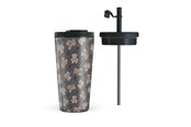 Køkkentilbehør - Burga BFF - Travel Mug 500ml with Flap & Straw Set - 950542