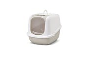 Katte - Savic Nestor Jumbo White - Coffee - covered cat litter box - 5411388020095
