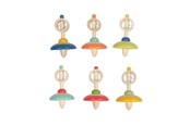 Legetøj - Small Foot Wooden Top with String Display - 12605