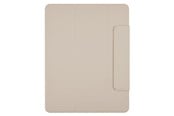 Tablet - Covers & Cases - Pomologic BookCover w Mag iPad Air 13 M2/M3/M4 Ivory - POM-24BCSMA129-806