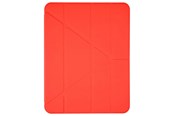 Tablet - Covers & Cases - Pomologic - BookFold Clear for iPad Air 13 M2/M3/M4 Clear/Red - POM-CLOCA129-204