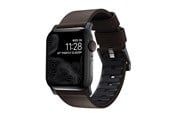 Smartwatch - Tilbehør - Nomad - Active Band Pro - 44mm/42mm Black Hardware Brown Active Leather FKM - NM1A4mBNW0
