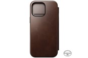 Mobil - Covers & Cases - Nomad Modern Leather Folio - iPhone 16 Pro Max | Rustic Brown | Horween - NM01386285