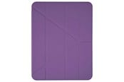 Tablet - Covers & Cases - Pomologic - BookFold Clear w/Pencil for iPad Air 11 M2/M3/M4 Clear/Purple - POM-PENCLOCA109-205