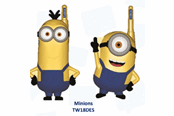 Rolleleg - Despicable Me 3D Minions Walkie talkies - 20511