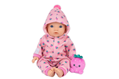 Dukker & Tilbehør - Tiny Treasures My First  Strawberry Snuggles Outfit - 30719